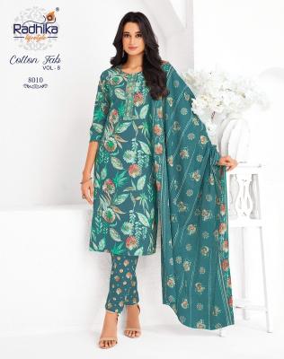 Radhika lifestyle cotton fab vol-8 cotton kurti wholesale